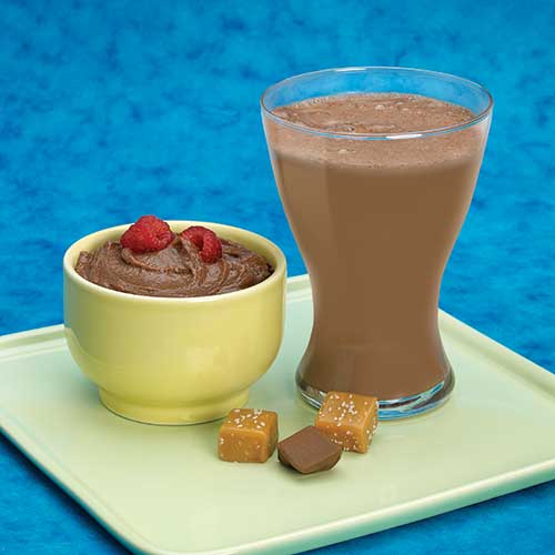 Chocolate Salted Caramel Pudding and Shake