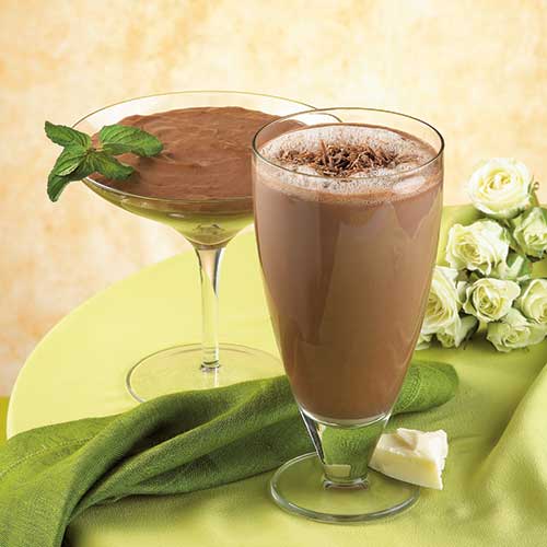 Chocolate Mint Pudding & Shake (Aspartame Free)